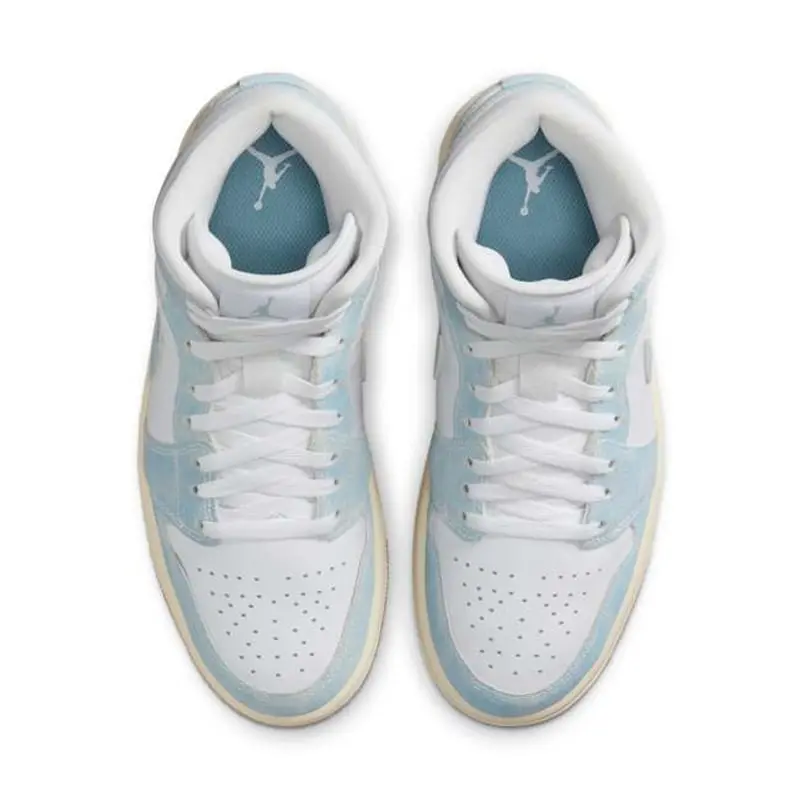 Alternative view of Giày Nike Air Jordan 1 Mid SE ‘Denim Gold’ HQ2005-100