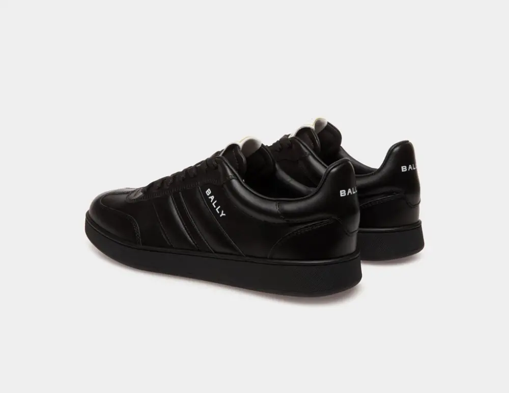 Giày Bally Retro Crest Sneaker 'Black' 6312011 - Ảnh 3