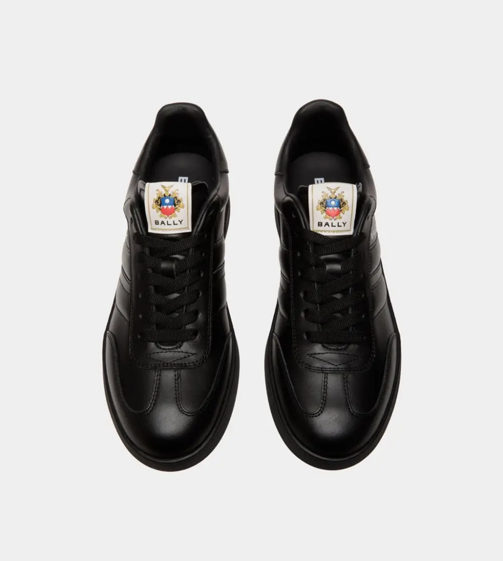 Giày Bally Retro Crest Sneaker 'Black' 6312011 - Ảnh 4
