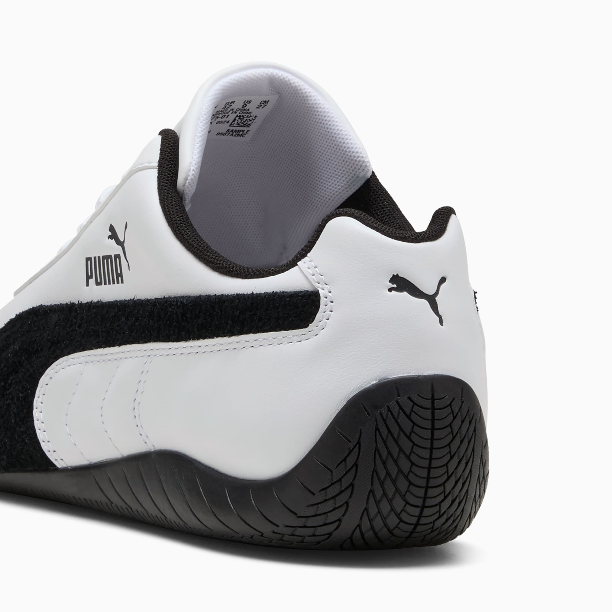 Giày Puma Speedcat Leather ‘White Black’ 403175-01 - Ảnh 4