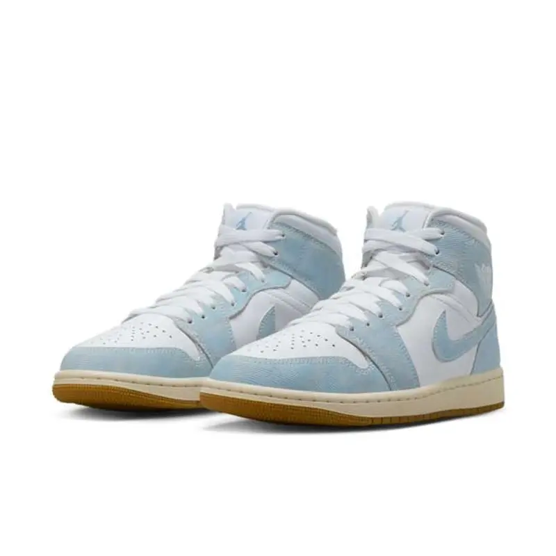 Giày Nike Air Jordan 1 Mid SE ‘Denim Gold’ HQ2005-100 - Ảnh 3