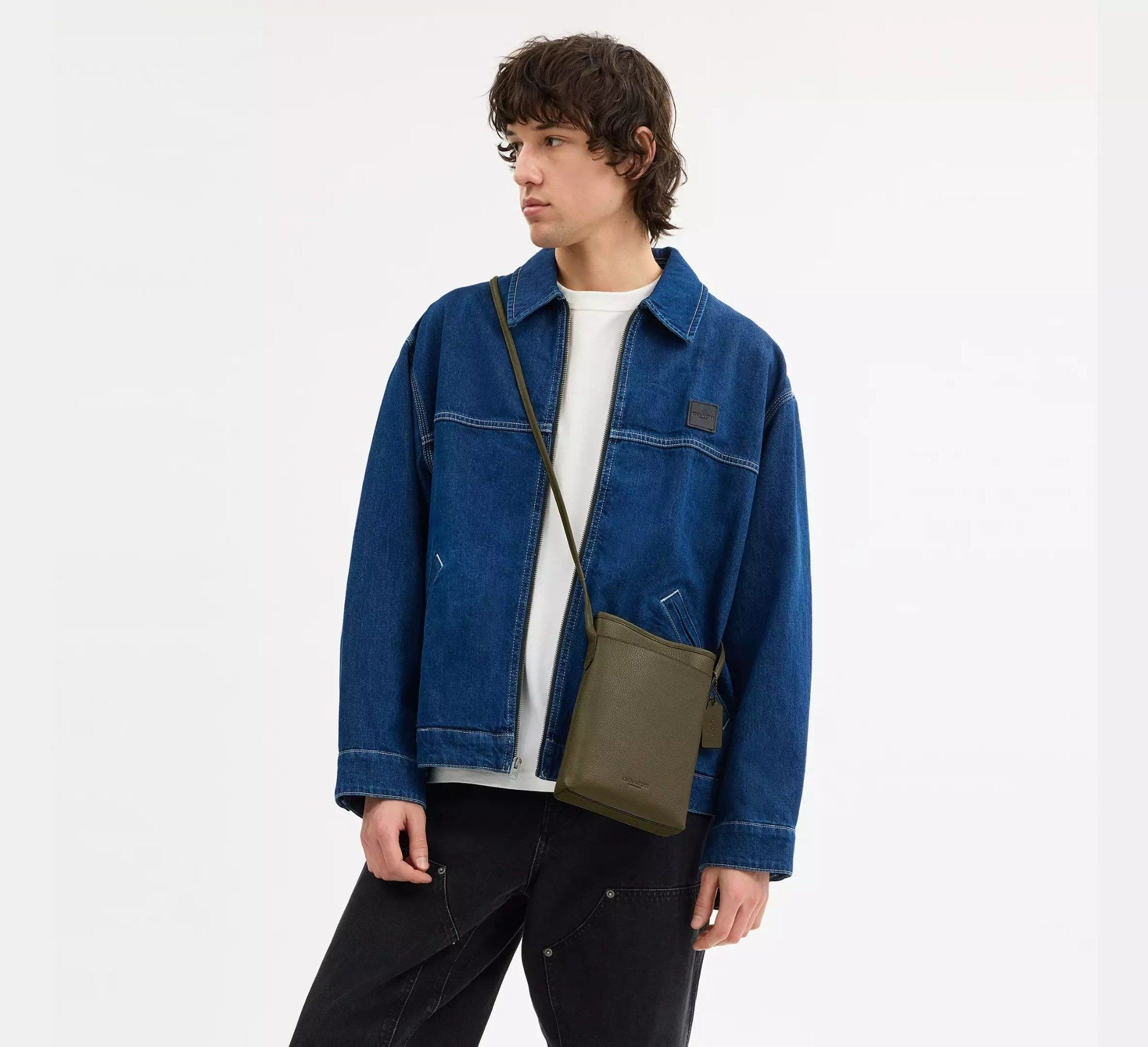 Alternative view of Túi Coach Lanyard Crossbody Bag ‘Olive’ CAH97-JIRM3