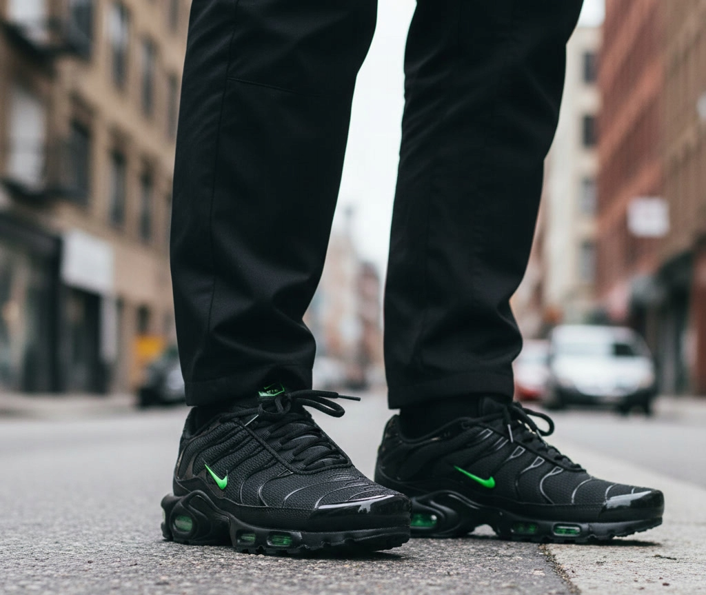 Alternative view of Giày Nike Air Max Plus ‘Black Green’ DM0032-024