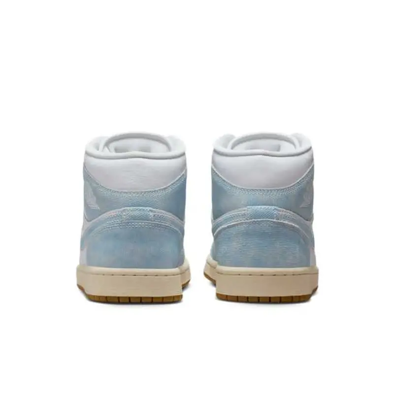Giày Nike Air Jordan 1 Mid SE ‘Denim Gold’ HQ2005-100 - Ảnh 4