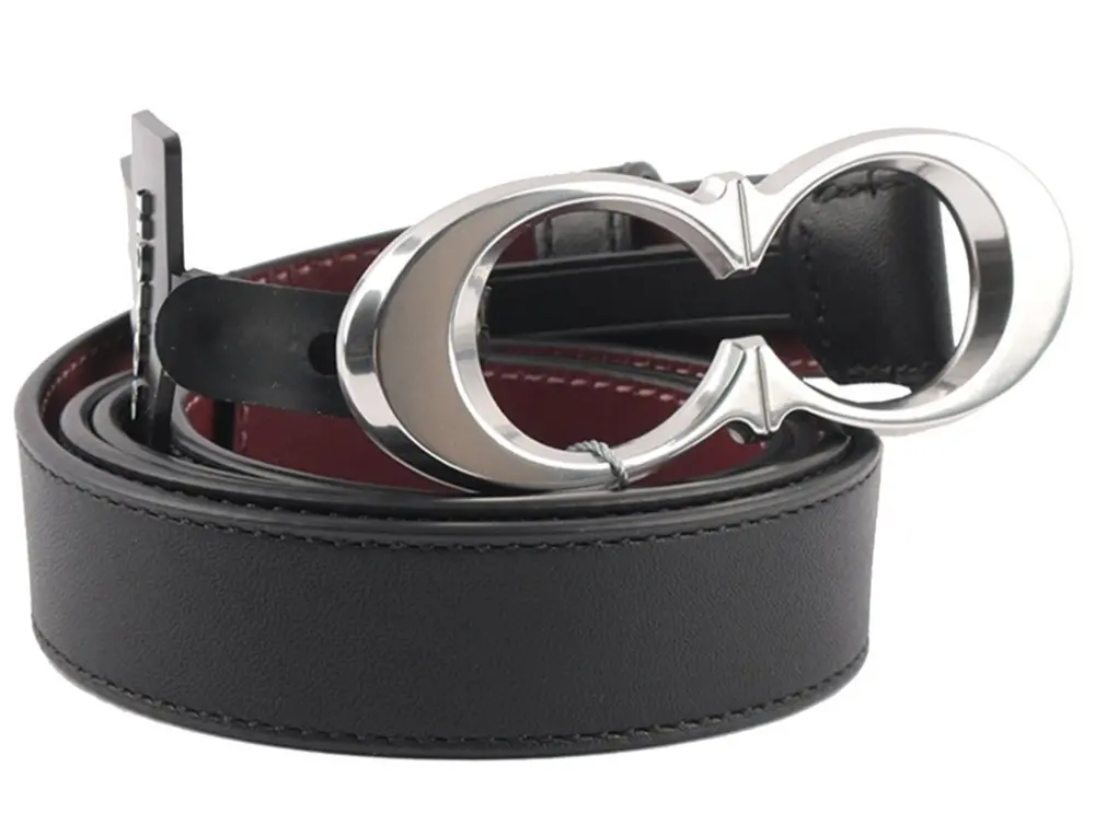 Alternative view of Thắt Lưng Coach Signature Buckle Belt 'Black' C1725-SVO2D