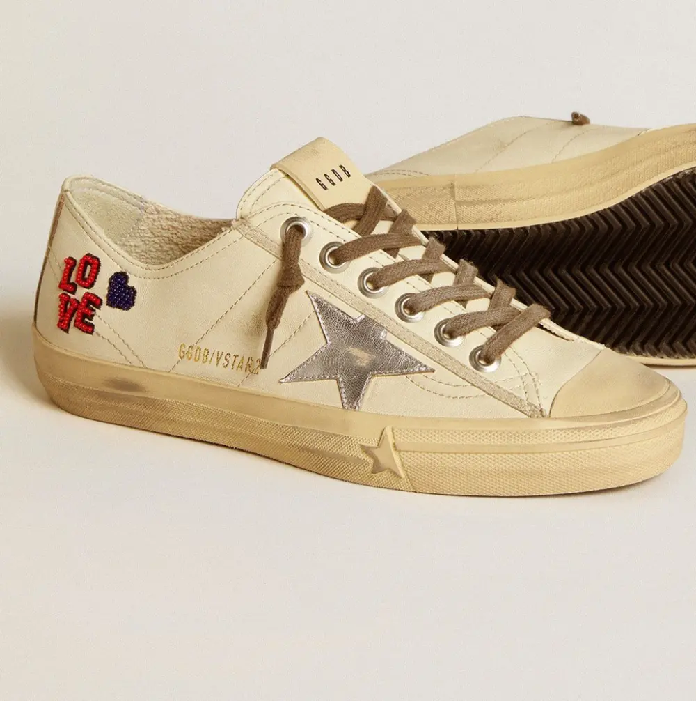 Giày Golden Goose V-Star 'Ecru' GWF00129-F006650-11548 - Ảnh 3