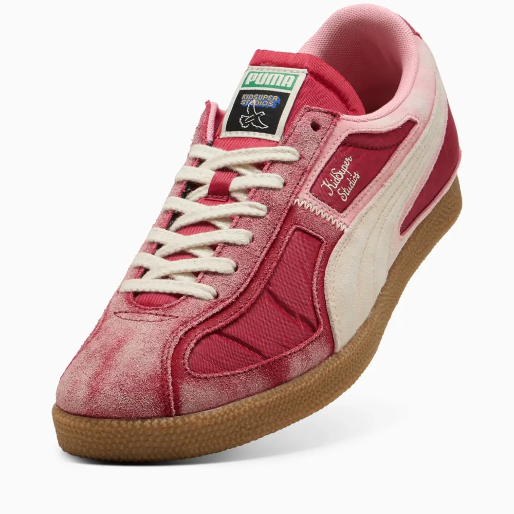 Giày Puma Brasil Panels x KidSuper ‘Dark Crimson’ 403847-01 - Ảnh 4