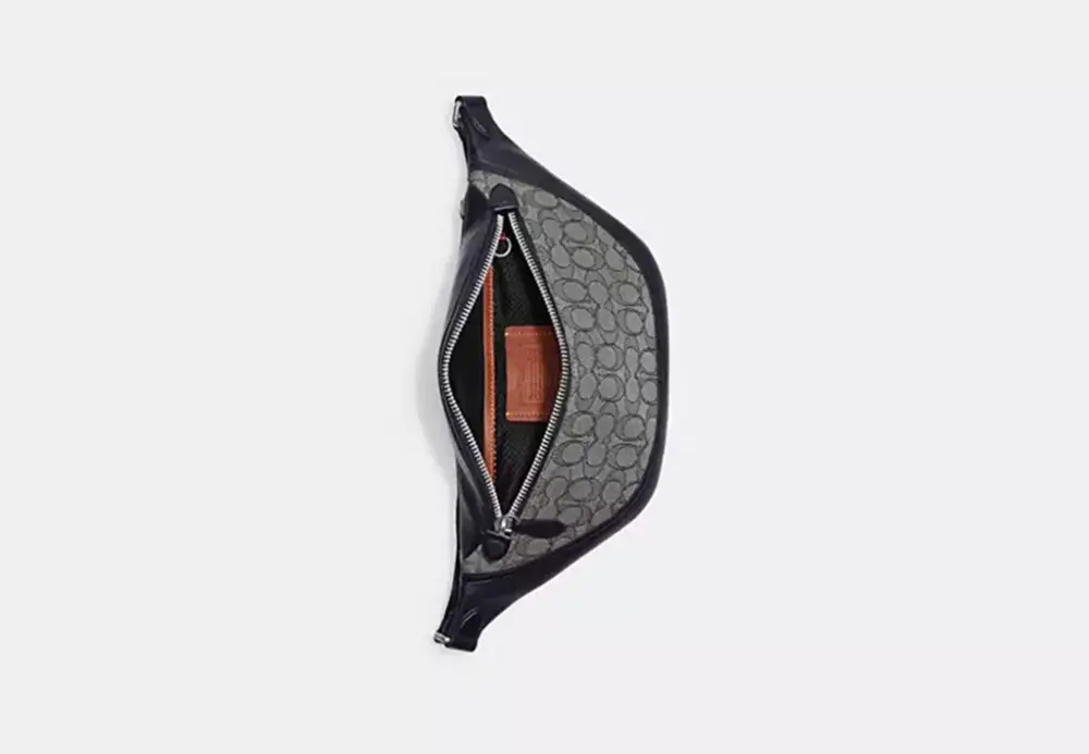 Túi Coach League Belt Bag In Signature Jacquard 'Midnight Navy' CC073-DWP - Ảnh 4