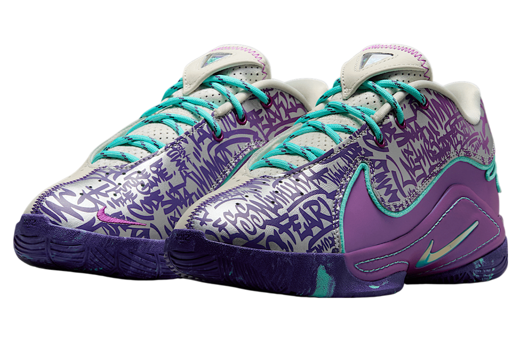 Giày Nike LeBron 22 GS ‘Frozen Grapes’ IF8254-001 - Ảnh 3