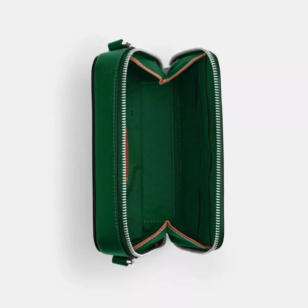 Túi Coach Charter Slim Crossbody Bag 'Green' CW540-XEQ - Ảnh 5