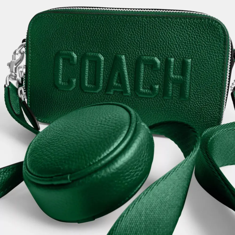 Túi Coach Charter Slim Crossbody Bag 'Green' CW540-XEQ - Ảnh 6