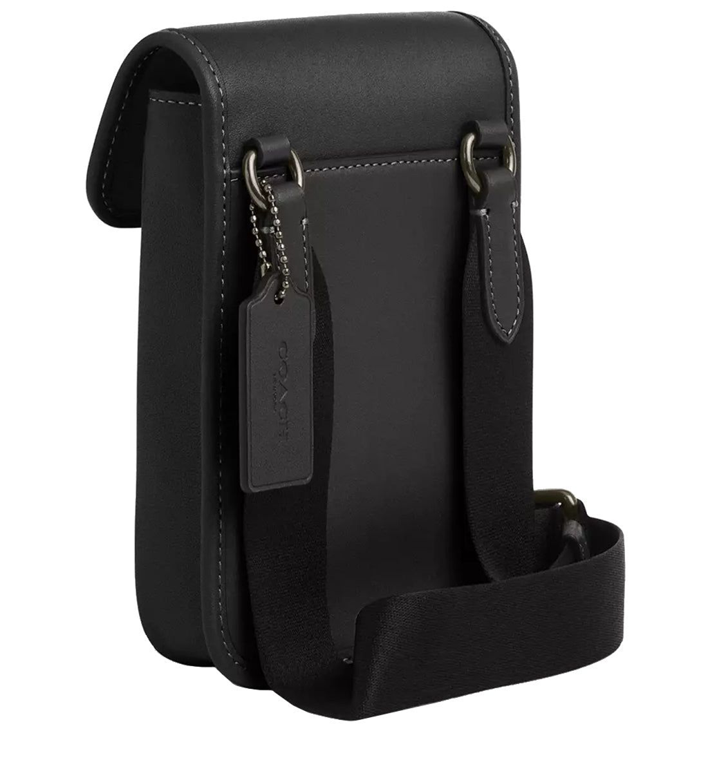 Túi Coach Racer Phone Crossbody Bag ‘Black’ CT886-QBBK - Ảnh 4