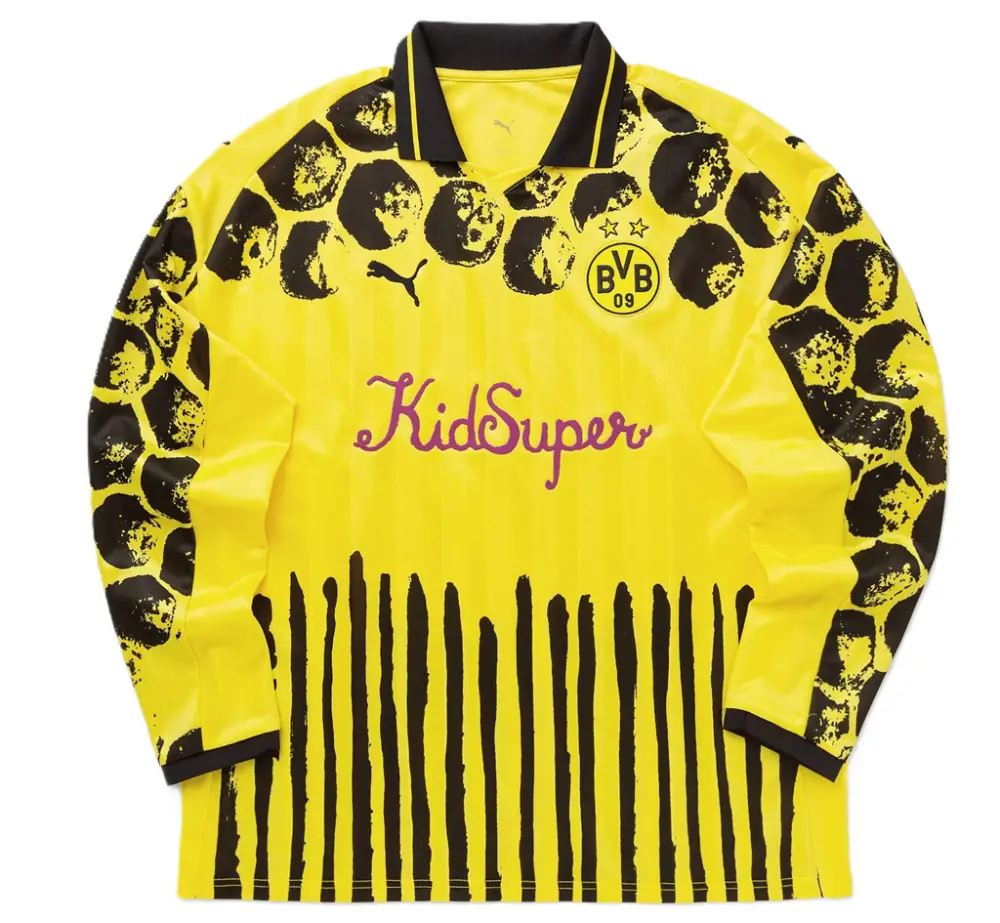Áo Puma x KidSuper BVB LS Retro Shirt ‘Yellow’ 782753-02