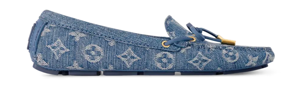 Giày Louis Vuitton Gloria Flat Loafer 'Blue' 1AGW33