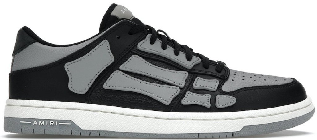 Giày Amiri Skel-Top Low ‘Black Grey’ MFS003-016