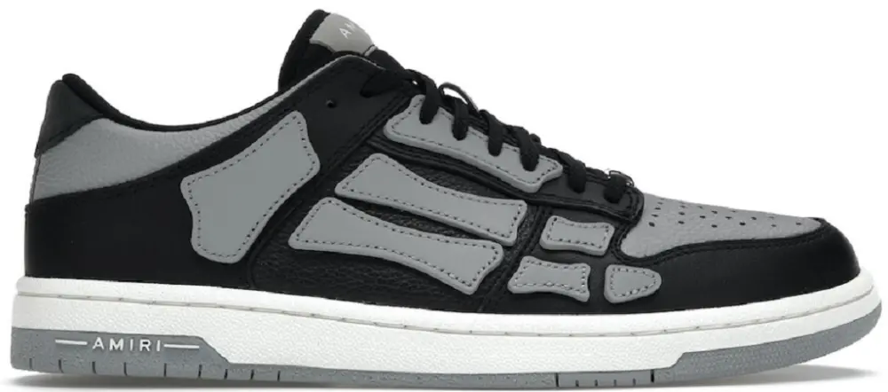 Giày Amiri Skel-Top Low ‘Black Grey’ MFS003-016