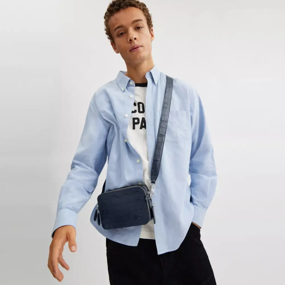 Alternative view of Túi Coach Charter Crossbody 19 Bag ‘Navy’ CW431-DNA