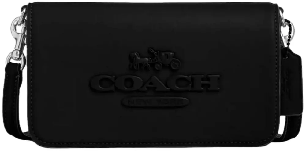 Túi Coach Cow Leather Shoulder ‘Black’ CT778-SVBK