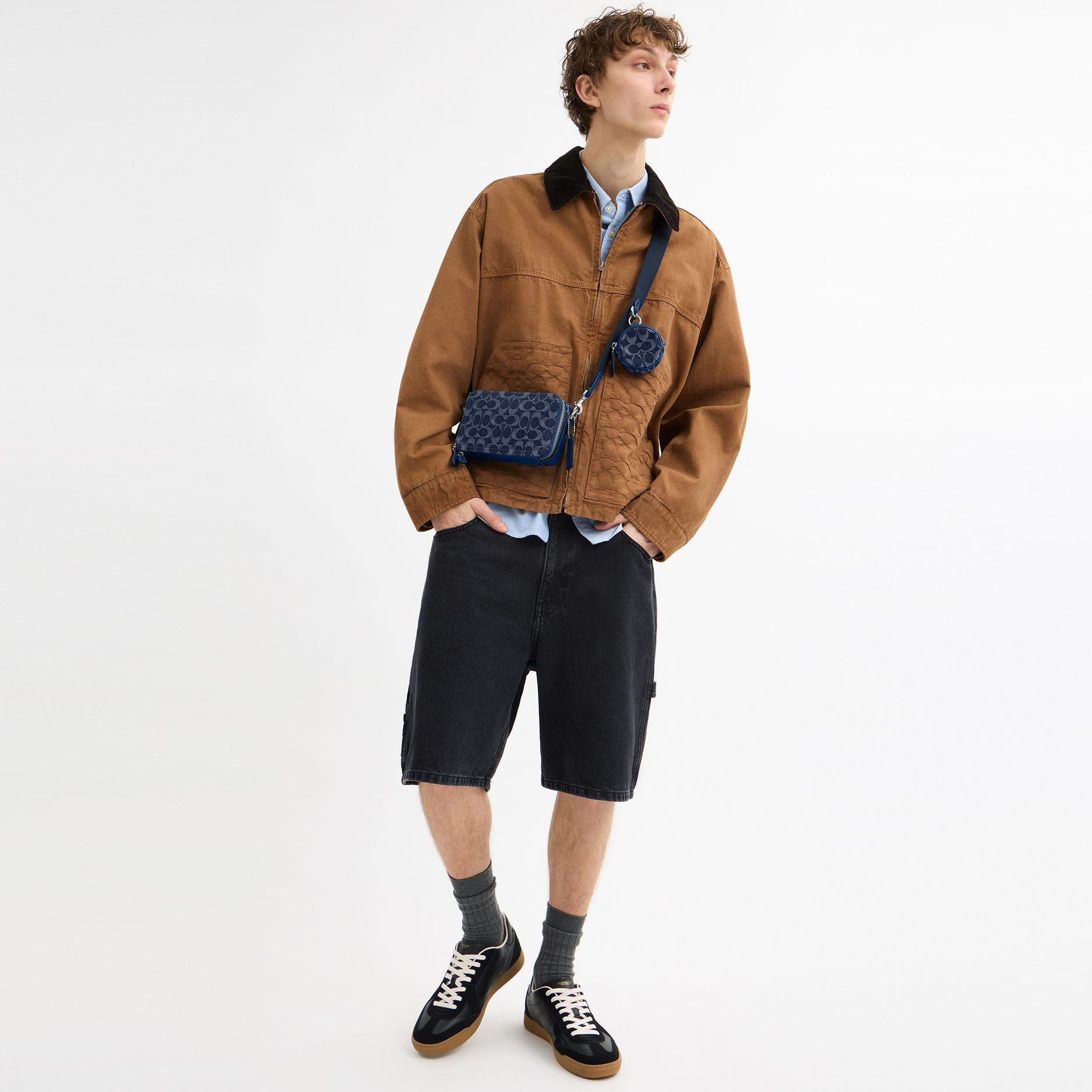 Alternative view of Túi Coach Signature Crossbody Bag ‘Denim’ CAS41-DEB