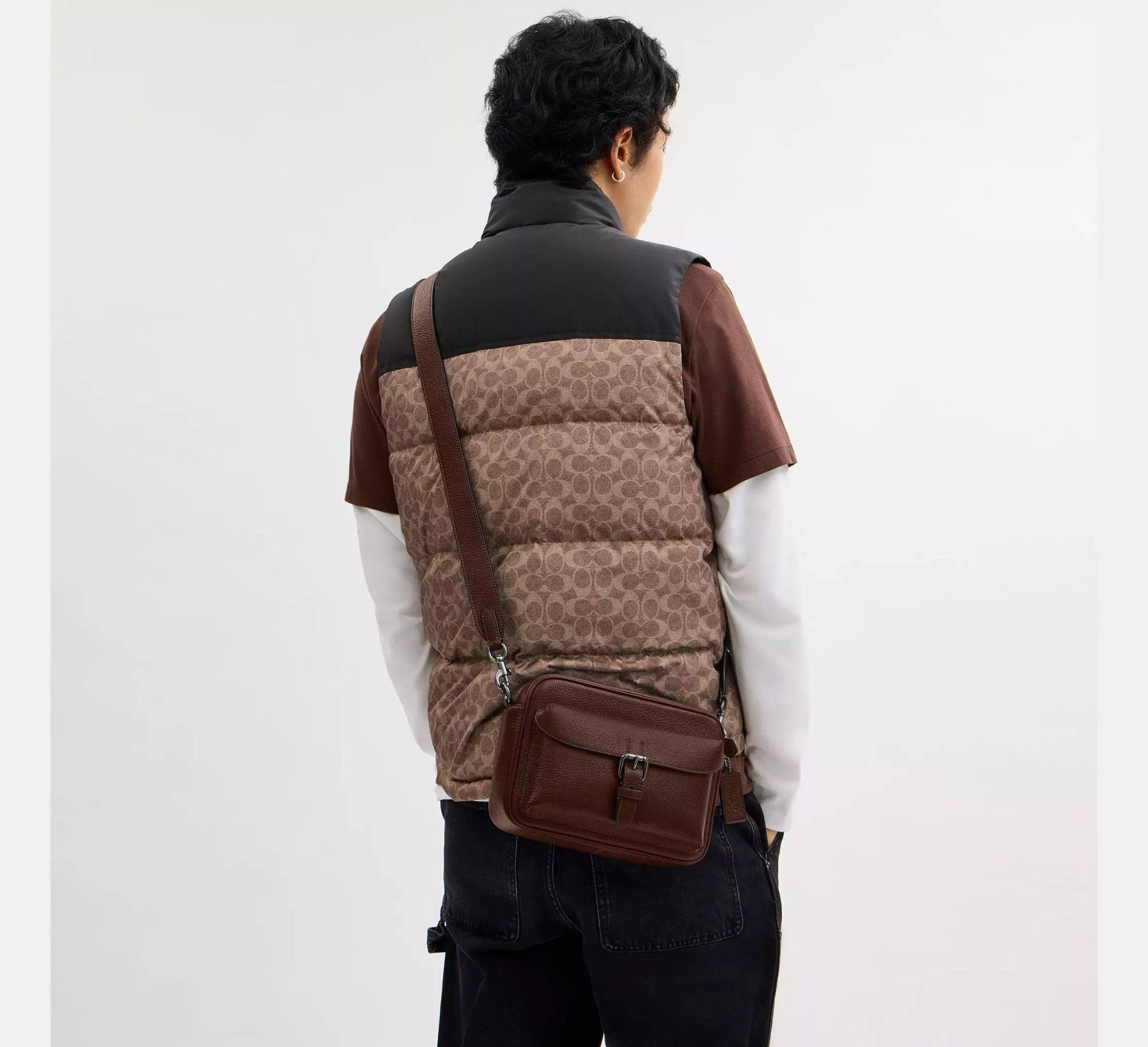 Túi Coach Warner Crossbody Bag 'Brown' CW218-SVMPL - Ảnh 4