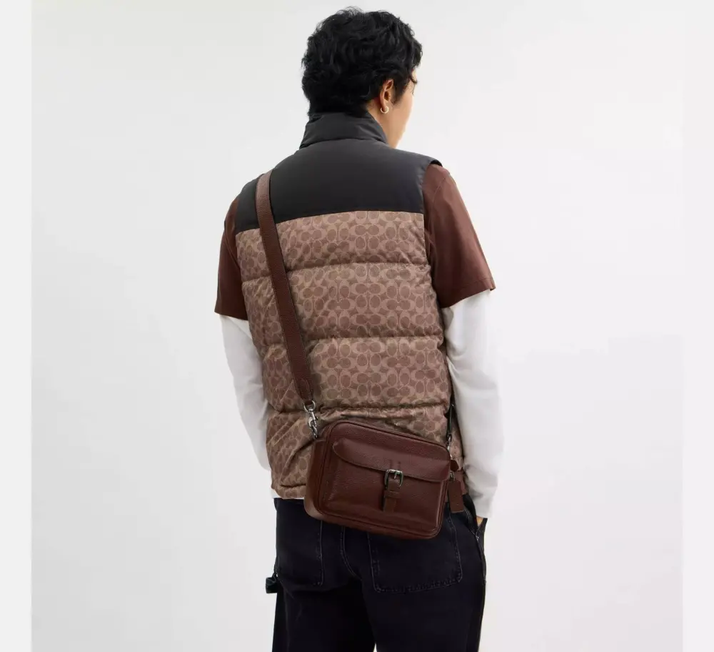 Túi Coach Warner Crossbody Bag 'Brown' CW218-SVMPL - Ảnh 4