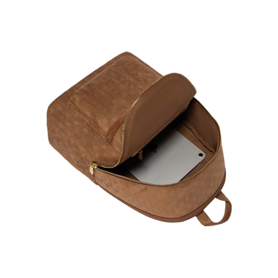 Balo Nike Jordan Monogram Suede ‘Brown’ JD2533180AD-002 - Ảnh 4