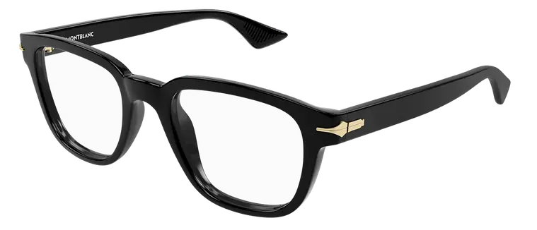 Kính Montblanc Eyeglasses 'Black' MB0305O-001 - Ảnh 3