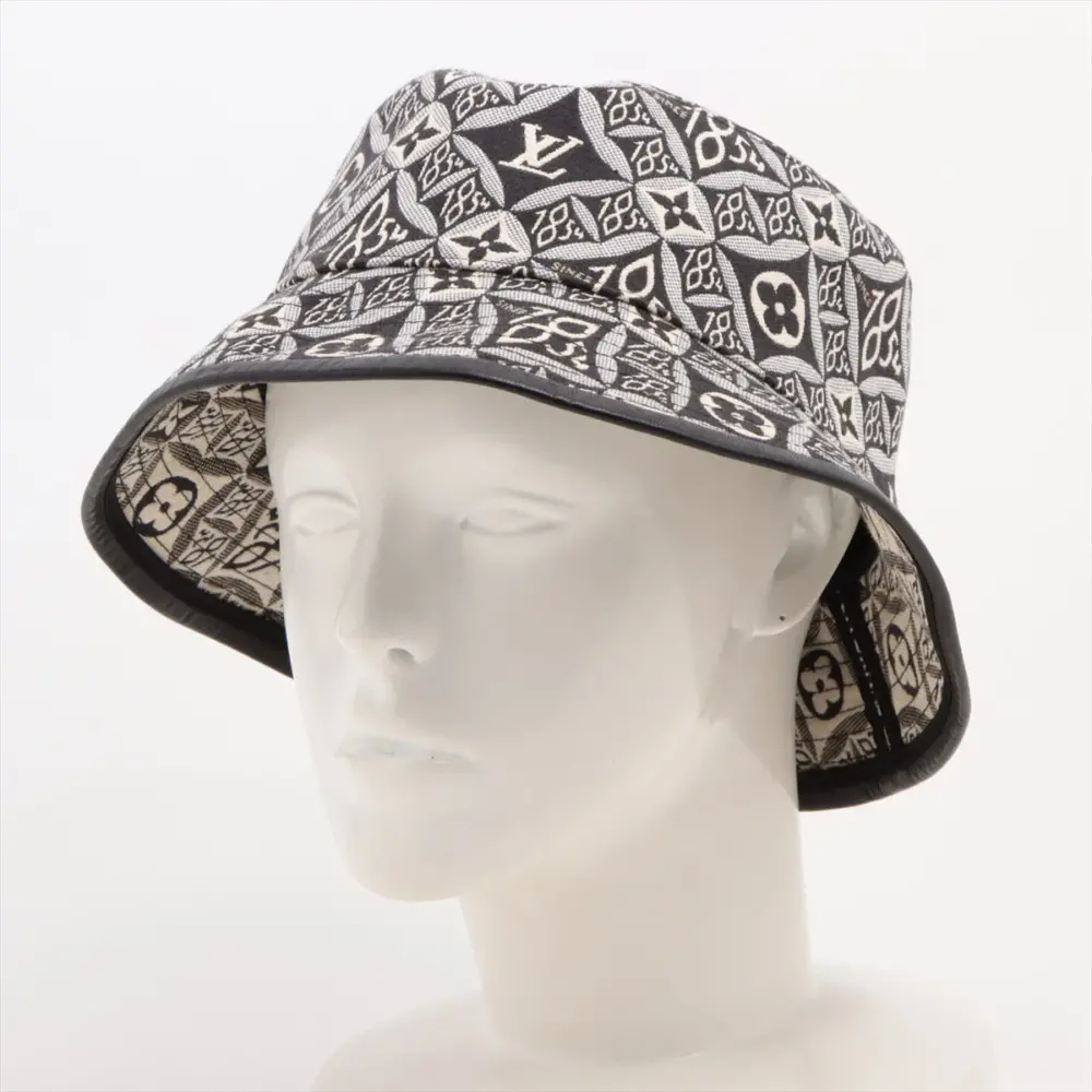 Alternative view of Mũ Louis Vuitton Bob Monogram Bucket Hat 'Black White' MP2829