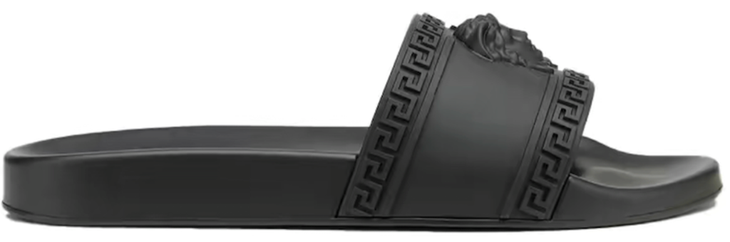 Dép Versace Palazzo Pool Slides ‘Black’ DSU5883-DGO9G-D41