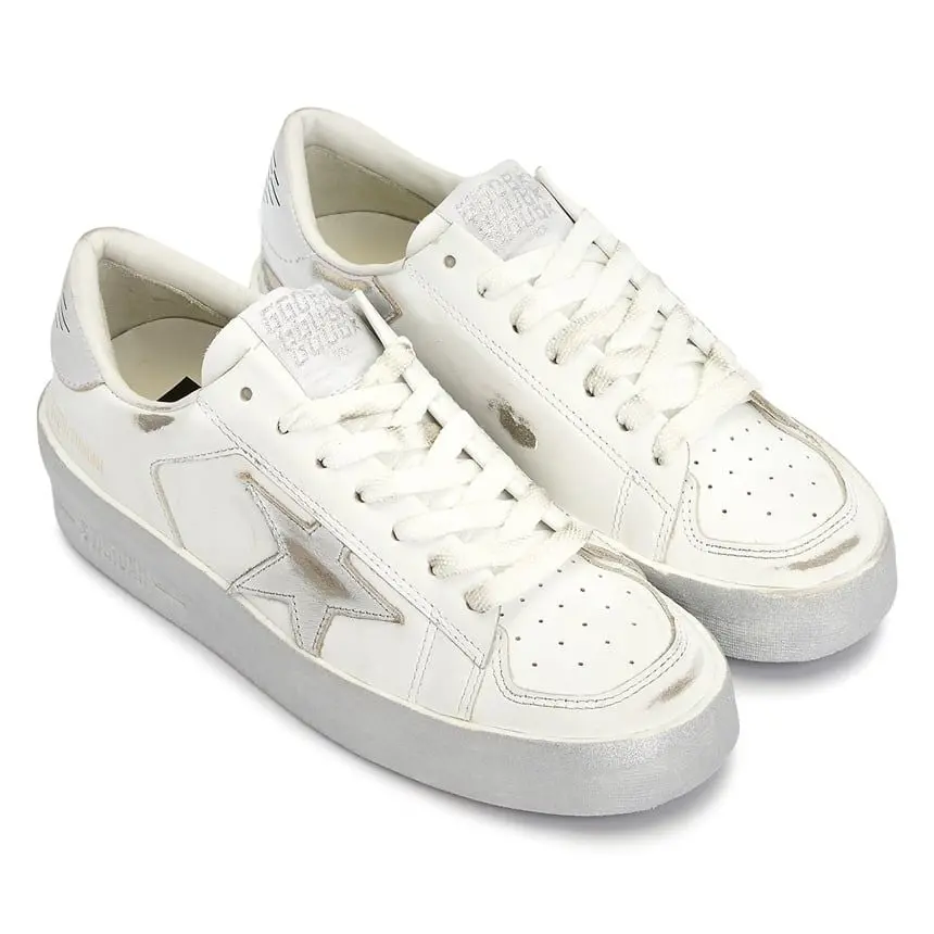 Giày Golden Goose Stardan 'White' GWF00128-F002187-80185 - Ảnh 4