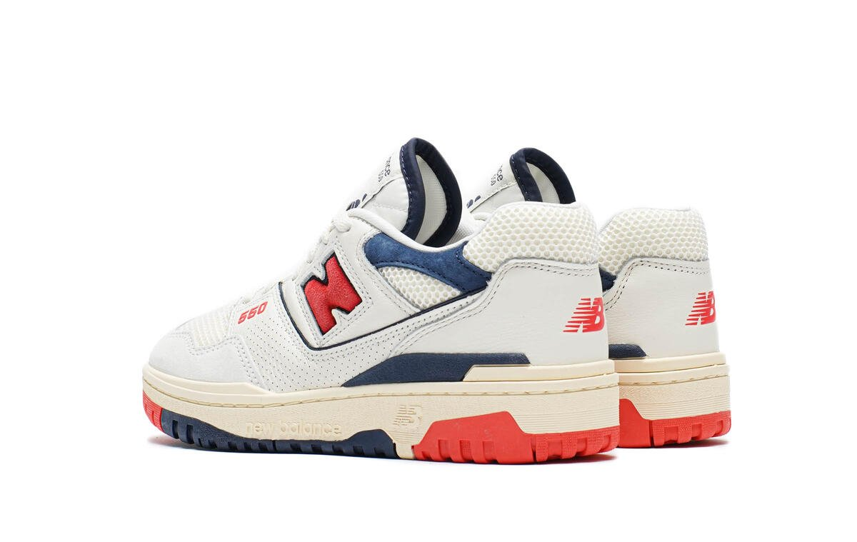 Giày New Balance 550 ‘Sea Salt Pack Blast Red’ BB550CPB - Ảnh 3