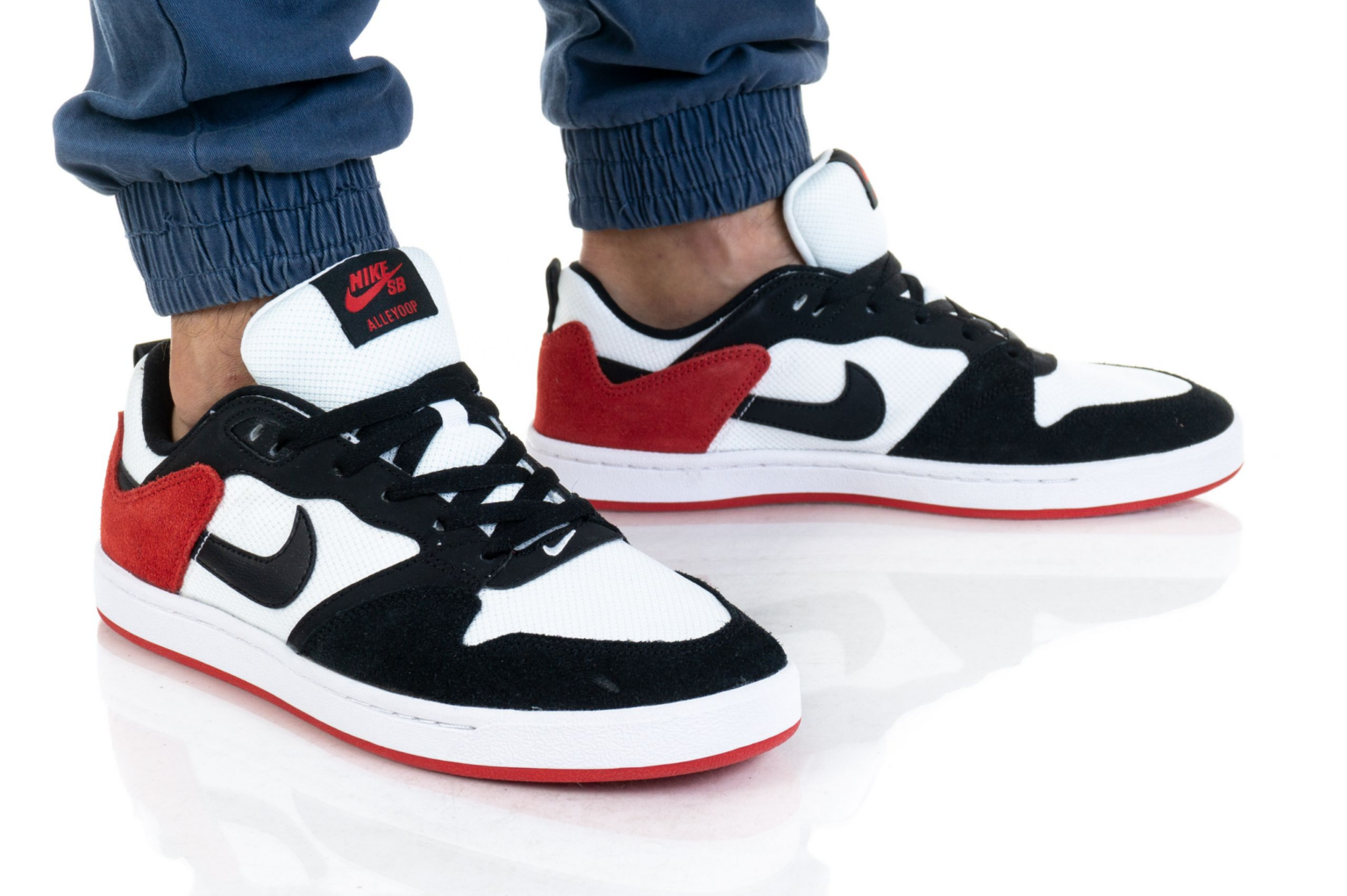 Giày Nike Alleyoop SB ‘White University Red’ CJ0882-102 - Ảnh 3