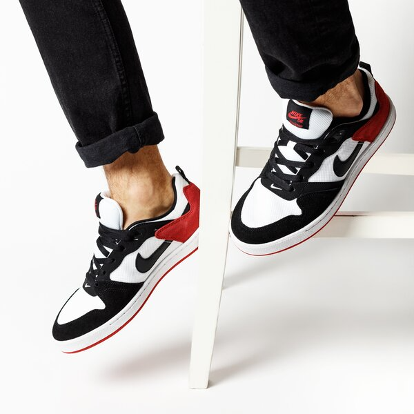 Alternative view of Giày Nike Alleyoop SB ‘White University Red’ CJ0882-102