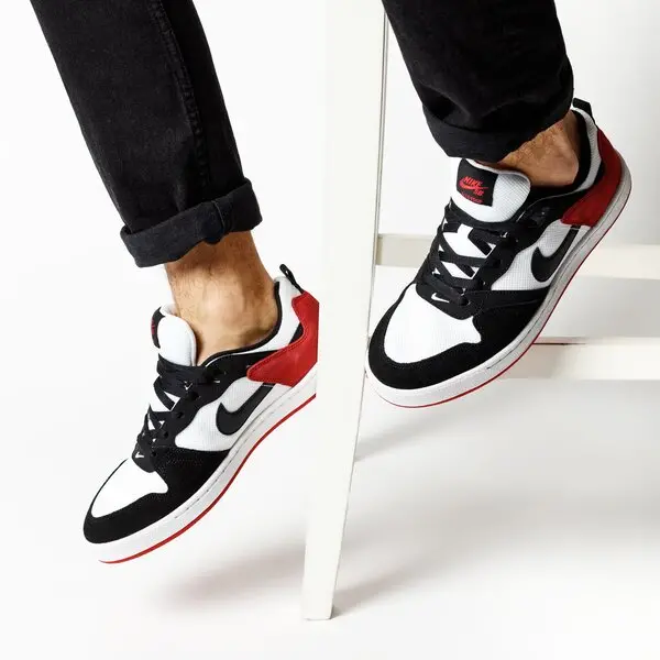 Alternative view of Giày Nike Alleyoop SB ‘White University Red’ CJ0882-102