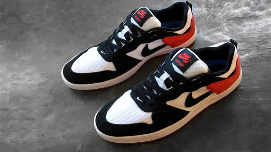 Giày Nike Alleyoop SB ‘White University Red’ CJ0882-102 - Ảnh 9