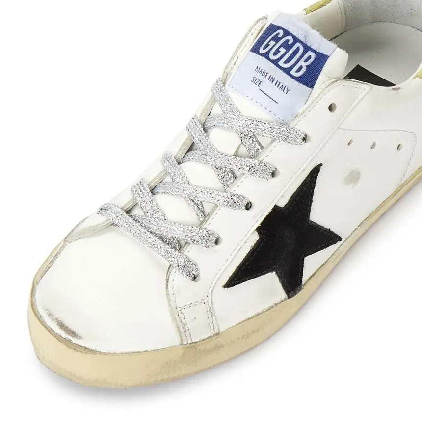 Giày Golden Goose Superstar Teyus 'White Yellow' GWF00101-F003192-11171 - Ảnh 4