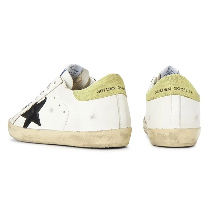 Giày Golden Goose Superstar Teyus 'White Yellow' GWF00101-F003192-11171 - Ảnh 5