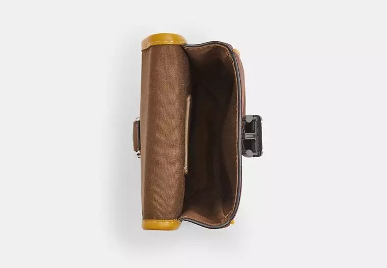 Túi Coach Smooth Calf Leather Pouch ‘Brown’ CT887-SVX2P - Ảnh 3