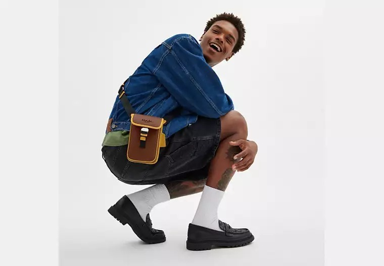 Túi Coach Smooth Calf Leather Pouch ‘Brown’ CT887-SVX2P - Ảnh 2