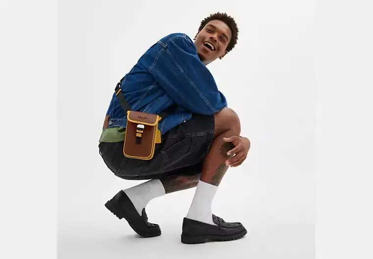 Alternative view of Túi Coach Smooth Calf Leather Pouch ‘Brown’ CT887-SVX2P