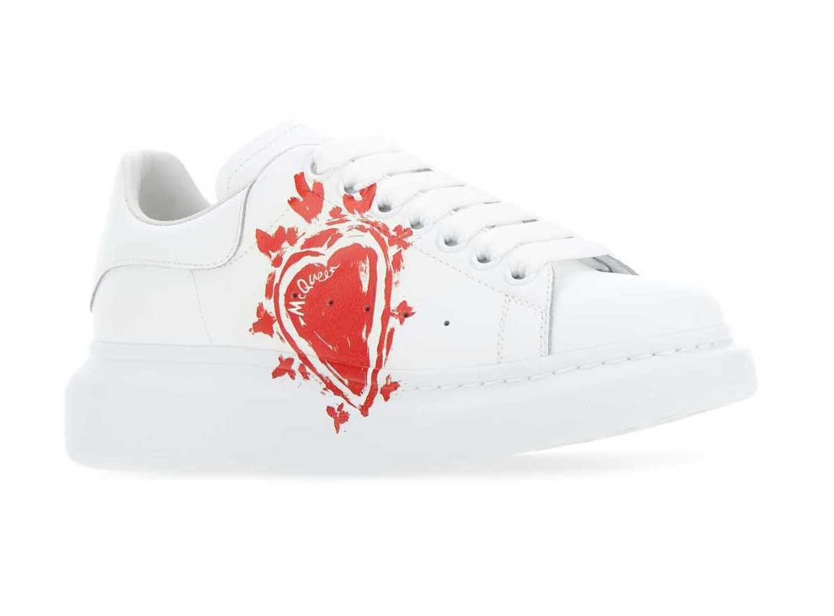 Alternative view of Giày Alexander McQueen Sneakers 'White' 667571-WIAF4-9676
