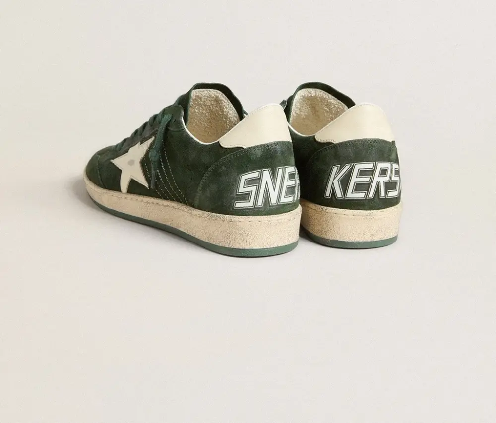 Giày Golden Goose Ball Star 'Green' GWF00117-F007204-35924 - Ảnh 4