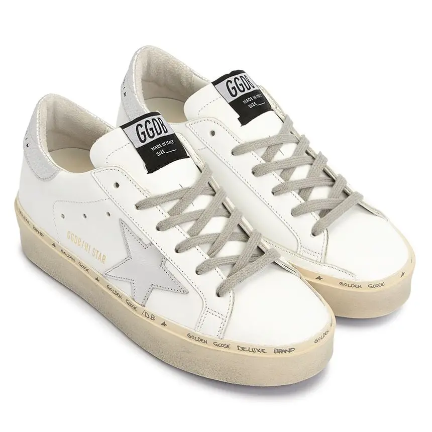 Giày Golden Goose High Star 'White' GWF00118-F000329-80185 - Ảnh 4