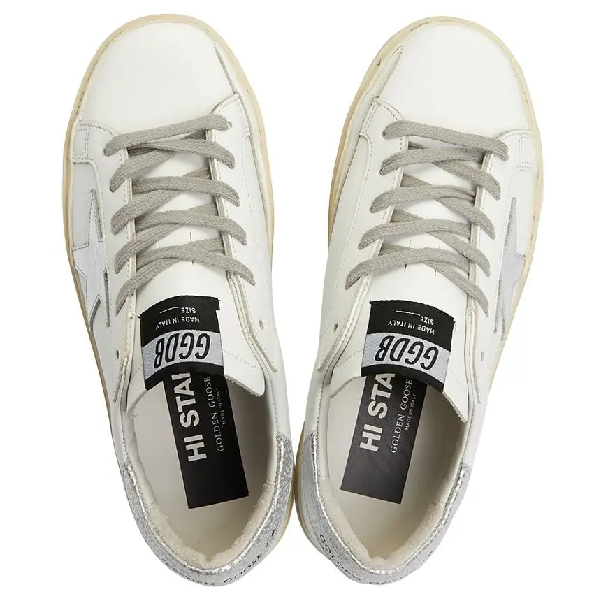 Giày Golden Goose High Star 'White' GWF00118-F000329-80185 - Ảnh 3