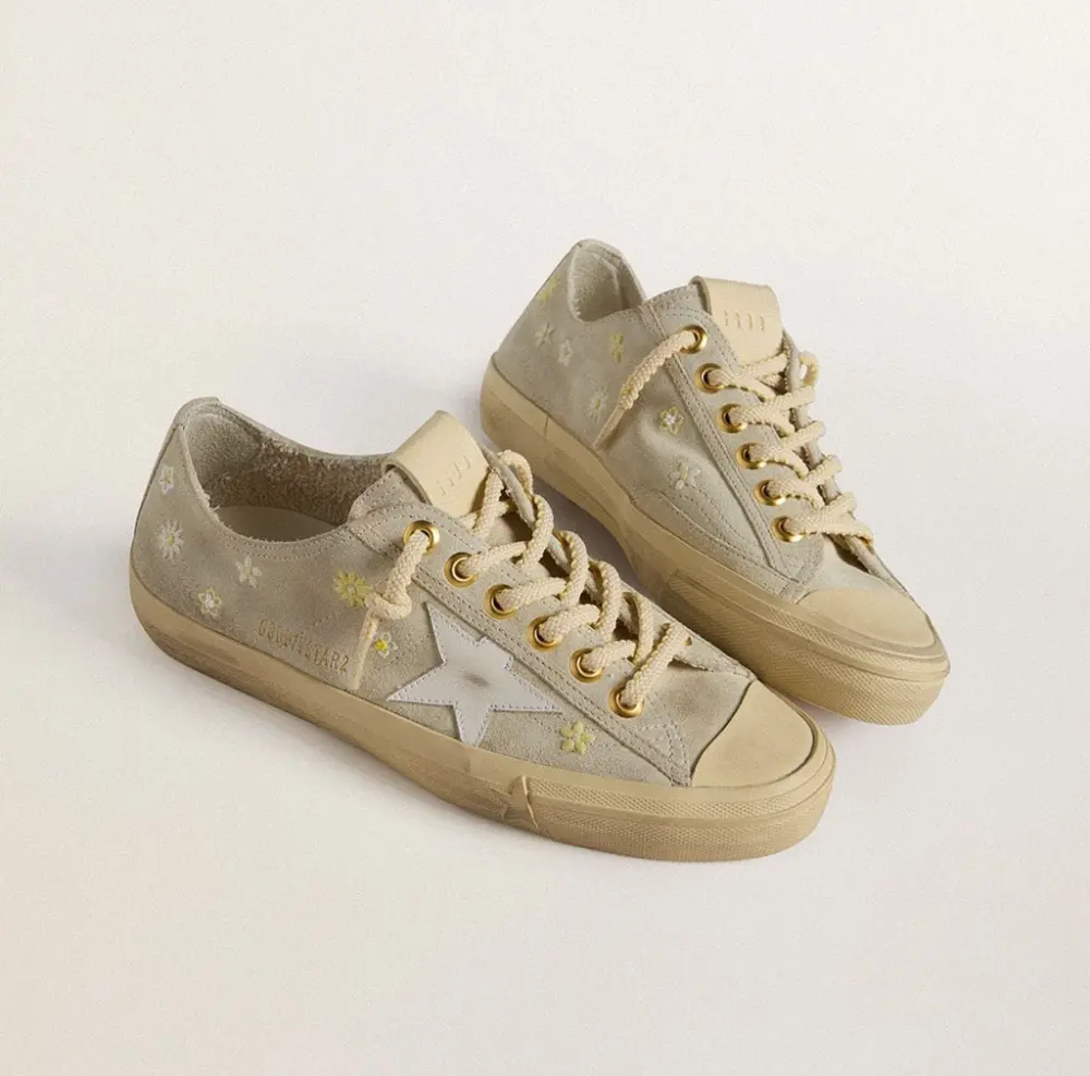 Alternative view of Giày Golden Goose V-Star 'Ice-gray' GWF00129-F007293-15724