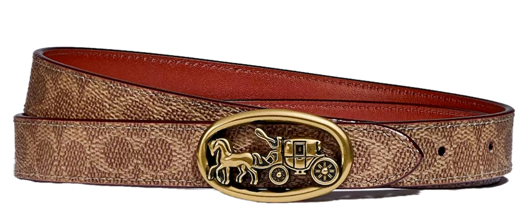 Thắt Lưng Coach Horse Medallion Buckle Belt 'Brown' C3271-B4SGU