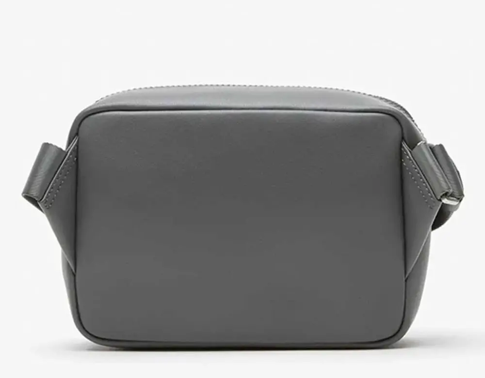 Túi Lacoste Leather Printed Messenger ‘Gray’ NH4018PN-J37 - Ảnh 4