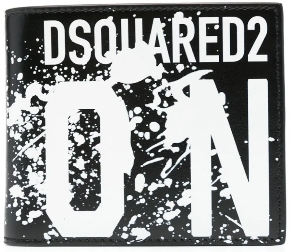 Ví Dsquared2 Icon Splash Wallet ‘Black’ WAM0056015004832124