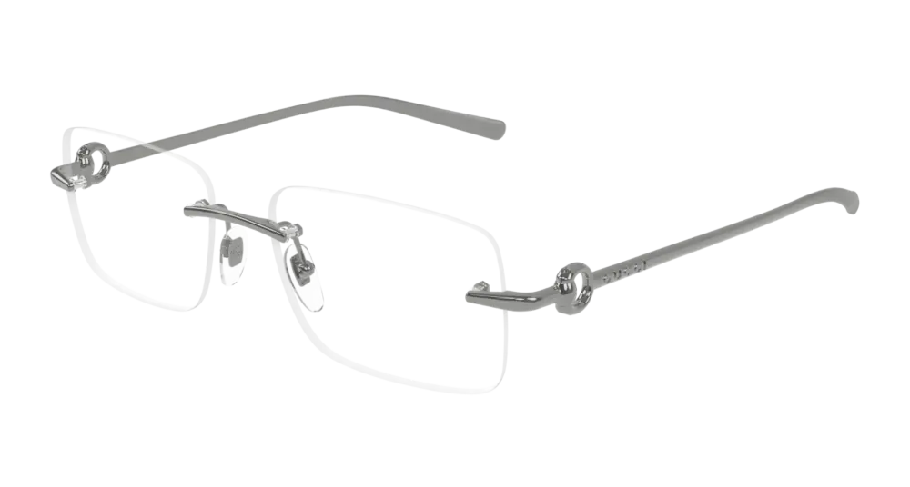 Kính Gucci Eyeglasses 'Silver' GG17030-001 - Ảnh 3