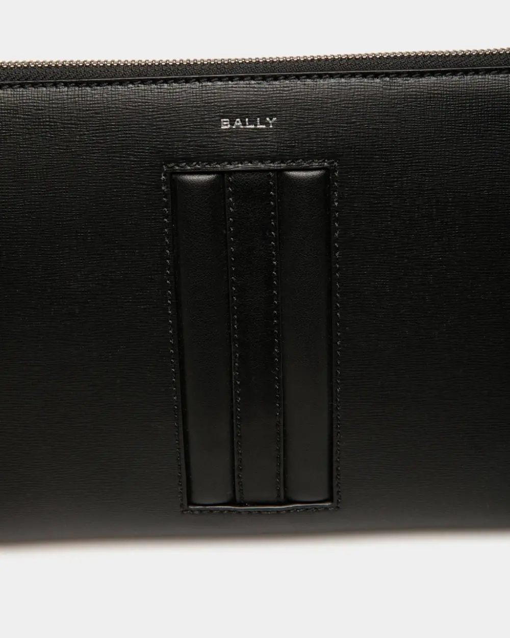 Túi Bally Mythos Pouch 'Black' 6308766 - Ảnh 4